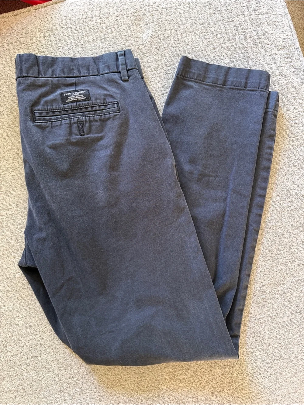 Banana Republic Black Men's Slim Chinos